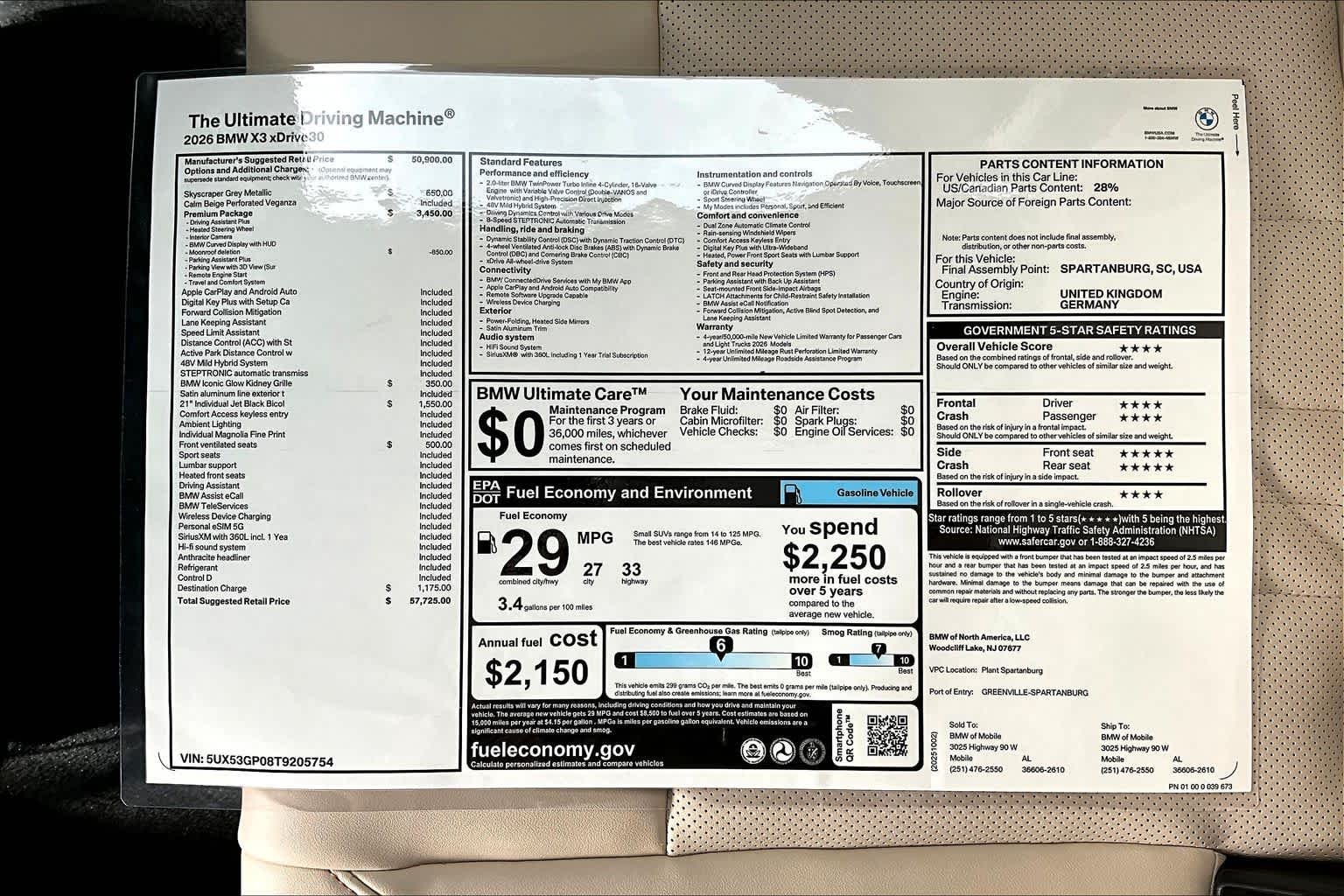 2026 BMW X3 30 - Photo 20