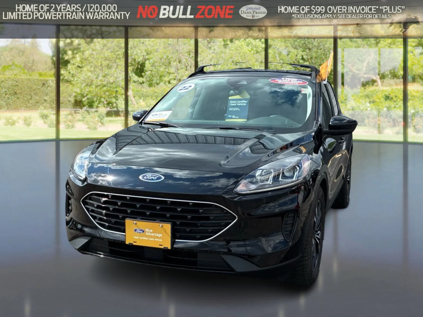 Certified Used 2022 Agate Black Metallic Ford SE image 8
