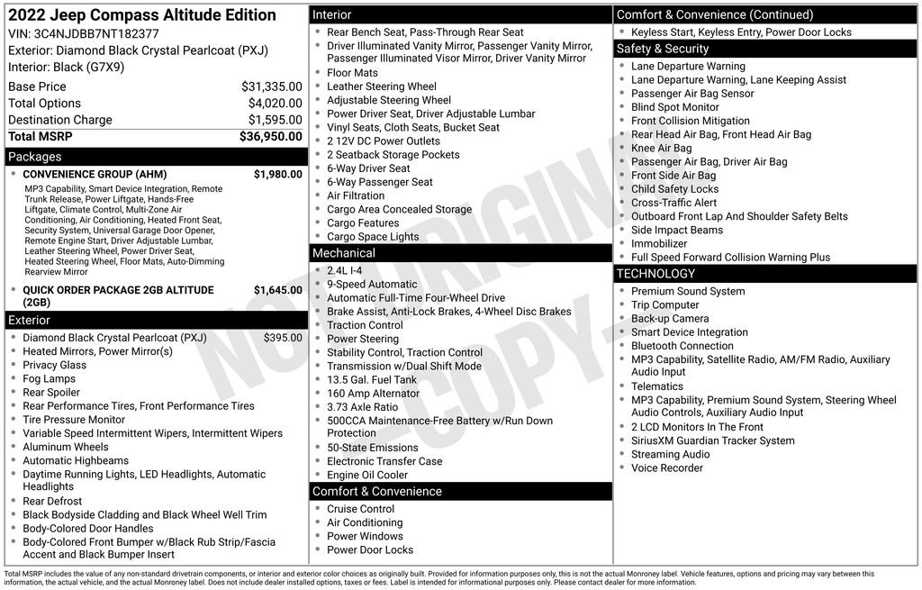 Used 2022 Black Jeep Latitude image 2