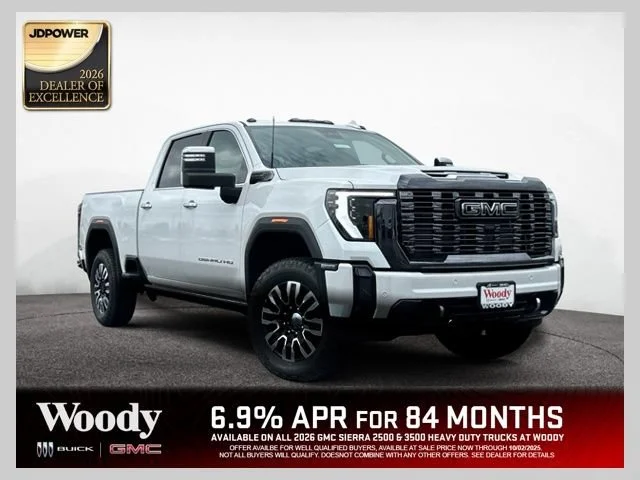 New 2026 Glacier White Tricoat GMC Denali Ultimate image 1