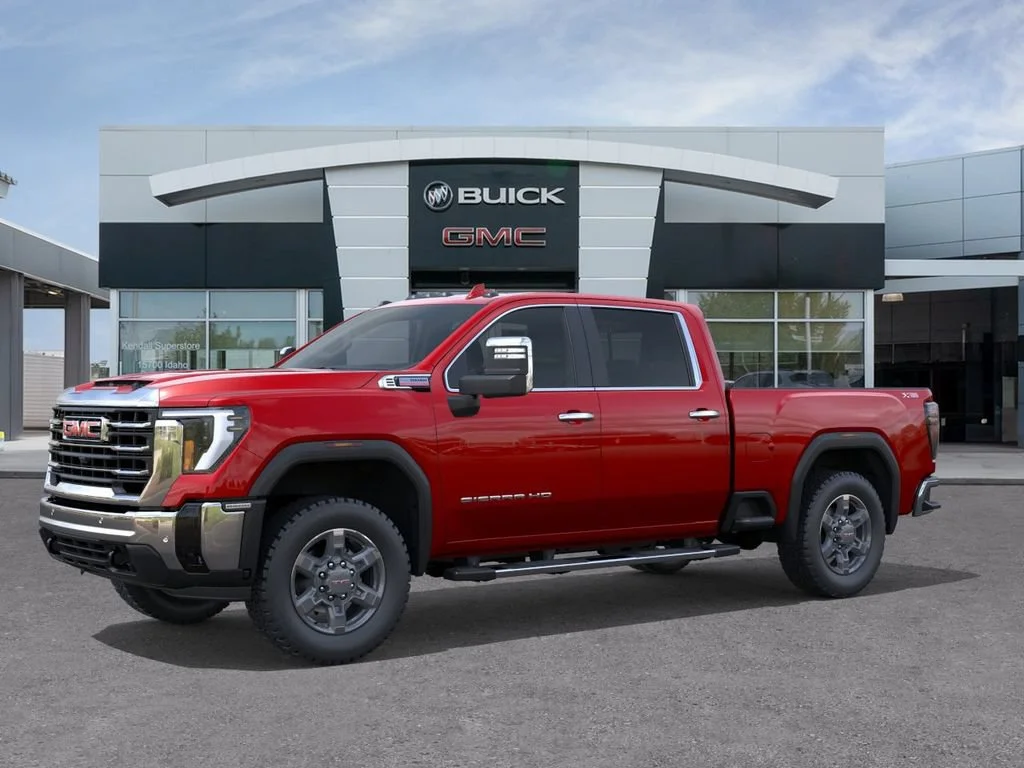New 2026 Volcanic Red Tintcoat GMC SLT image 2