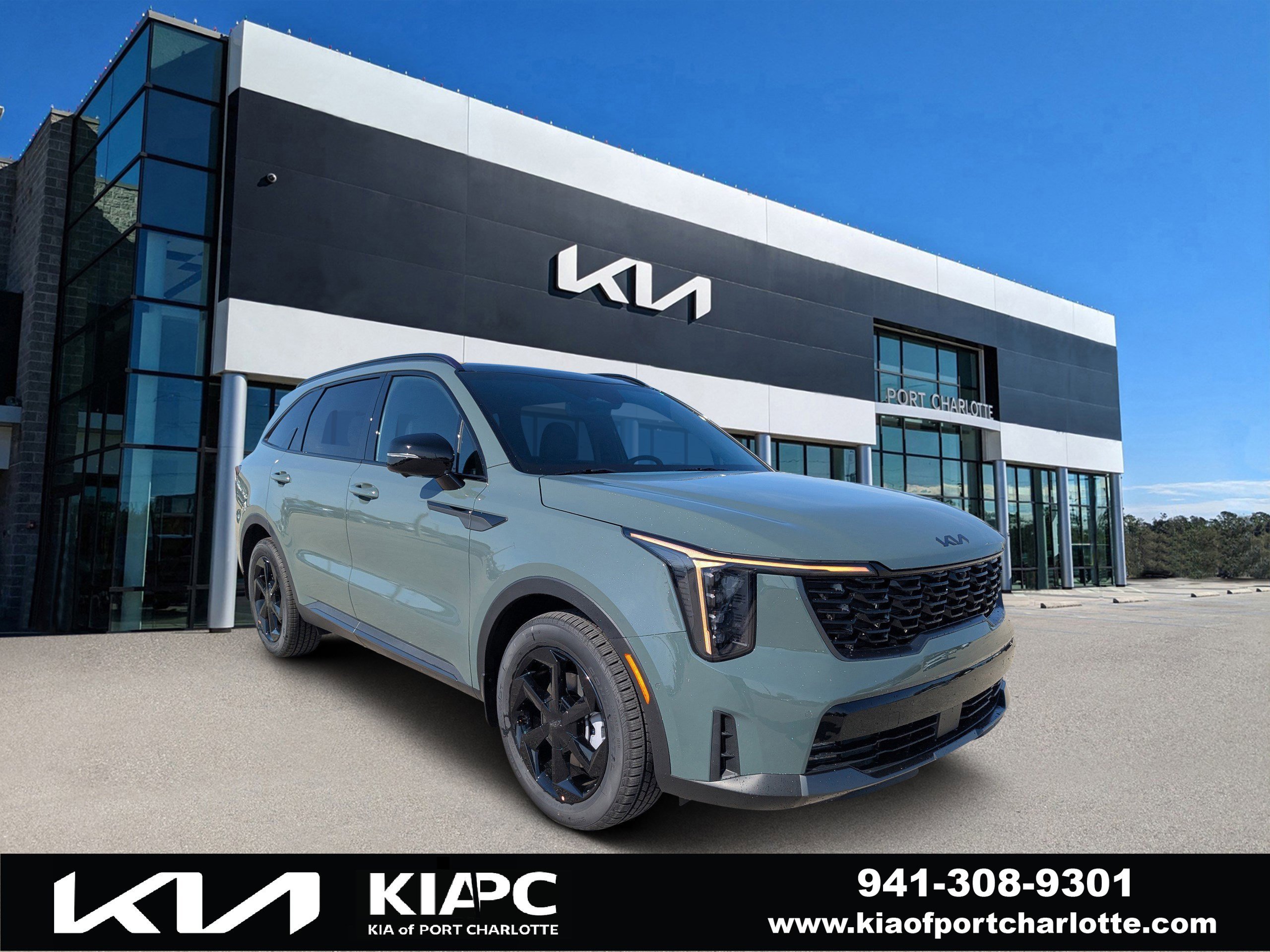 New 2026 Cityscape Green Kia X-Line SX Prestige AWD image 1