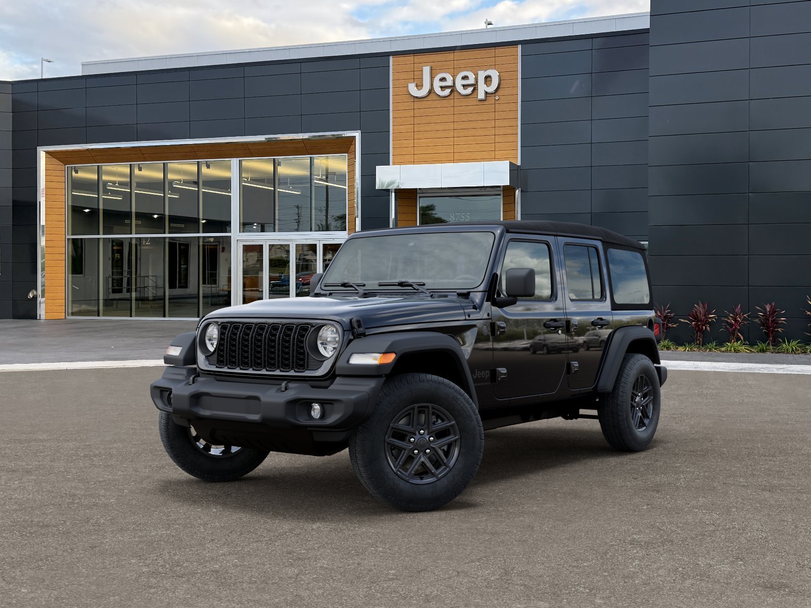 New 2026 Black Clear-Coat Exterior Paint Jeep Sport S image 1