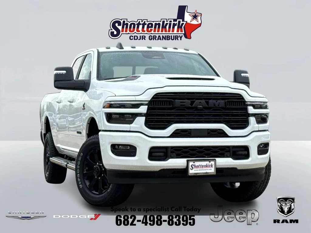 New 2026 Bright White Clear-Coat Exterior Paint RAM Laramie image 1