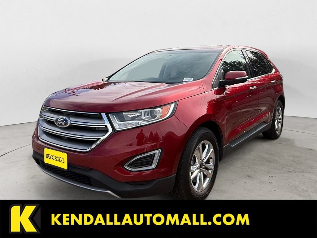 Used 2015 Red Ford SEL image 1