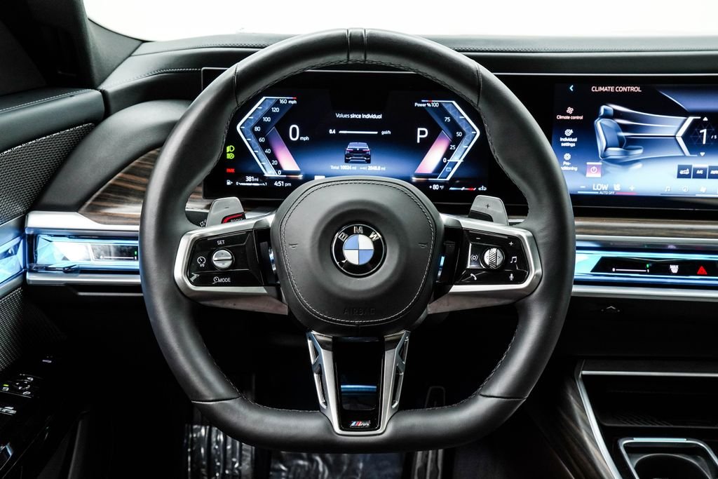 Used 2025 Black BMW 740i xDrive image 22
