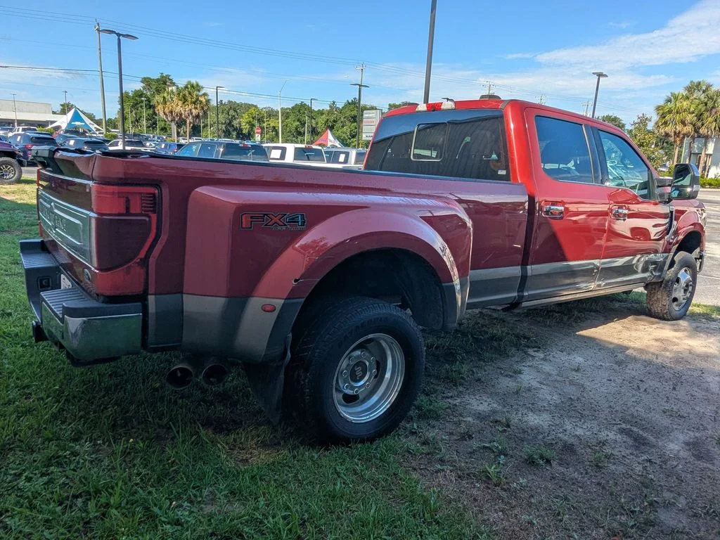 Used 2021 Red Ford King Ranch image 3