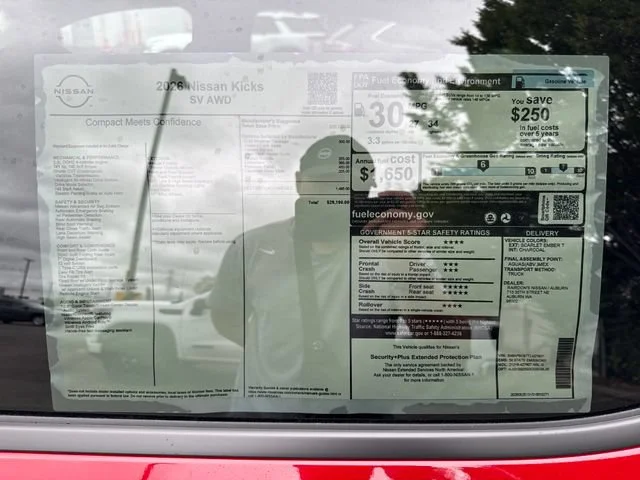 New 2026 Scarlet Ember Tintcoat Nissan SV image 29