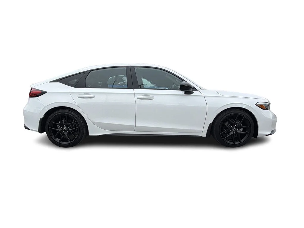 Used 2025 Platinum White Pearl Honda Sport CVT Hatchback Certified Pre-Owned   Clean Ti image 16