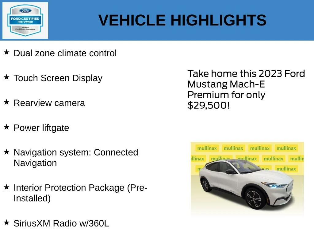 Certified Used 2023 White Ford Premium image 21