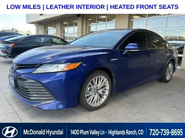 Used 2018 Blue Toyota XLE image 1