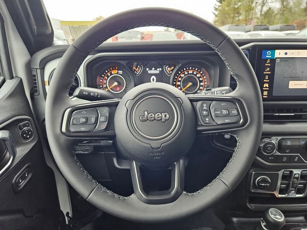 New 2026 Bright White Clear-Coat Exterior Paint Jeep Sport S image 20