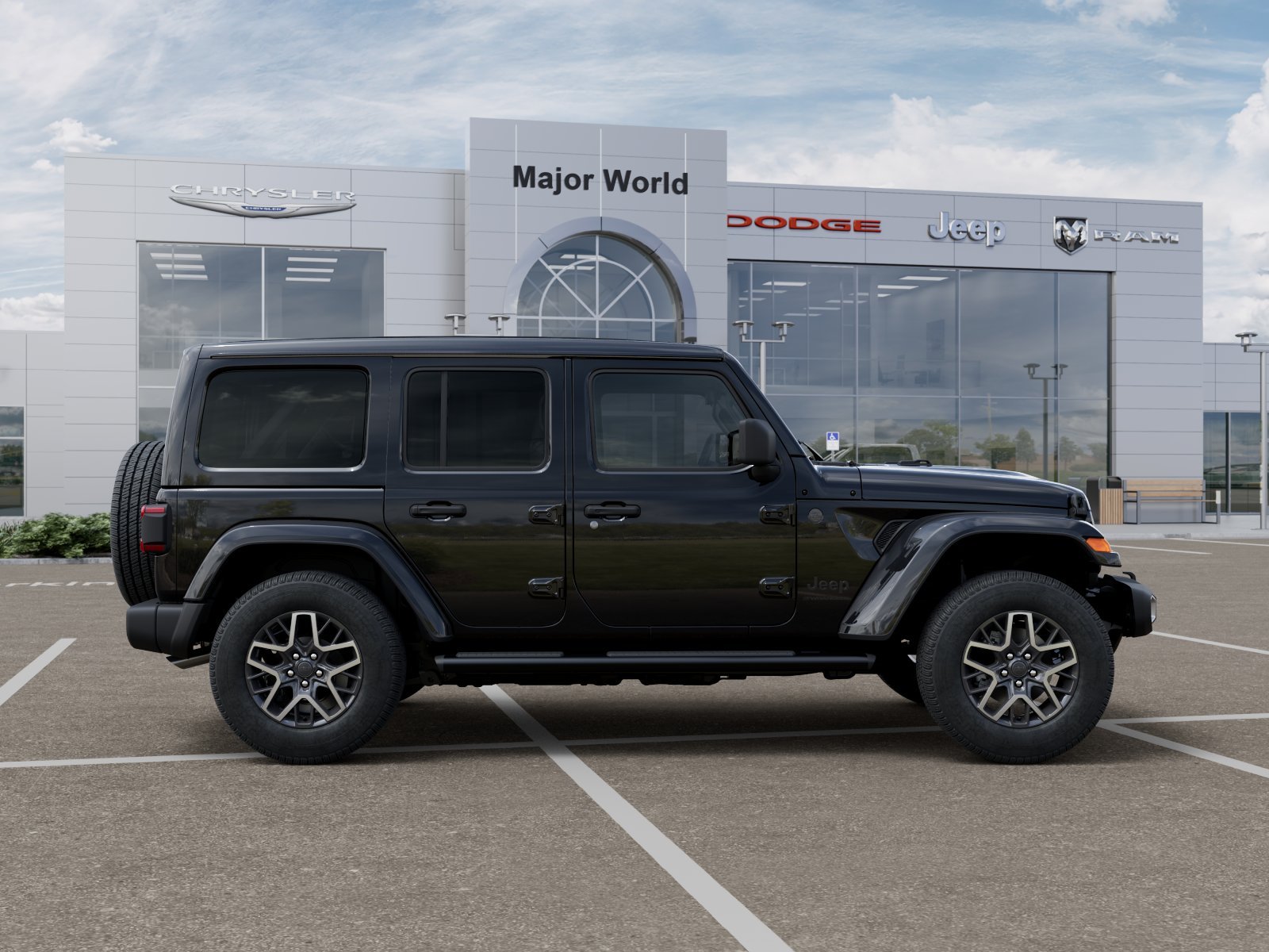 New 2026 Black Clear-Coat Exterior Paint Jeep Sahara image 21
