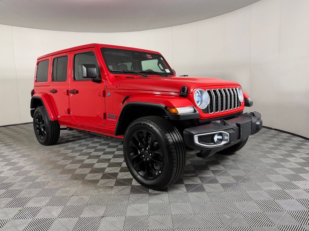 Certified Used 2025 Red Jeep Sahara 4xe image 5