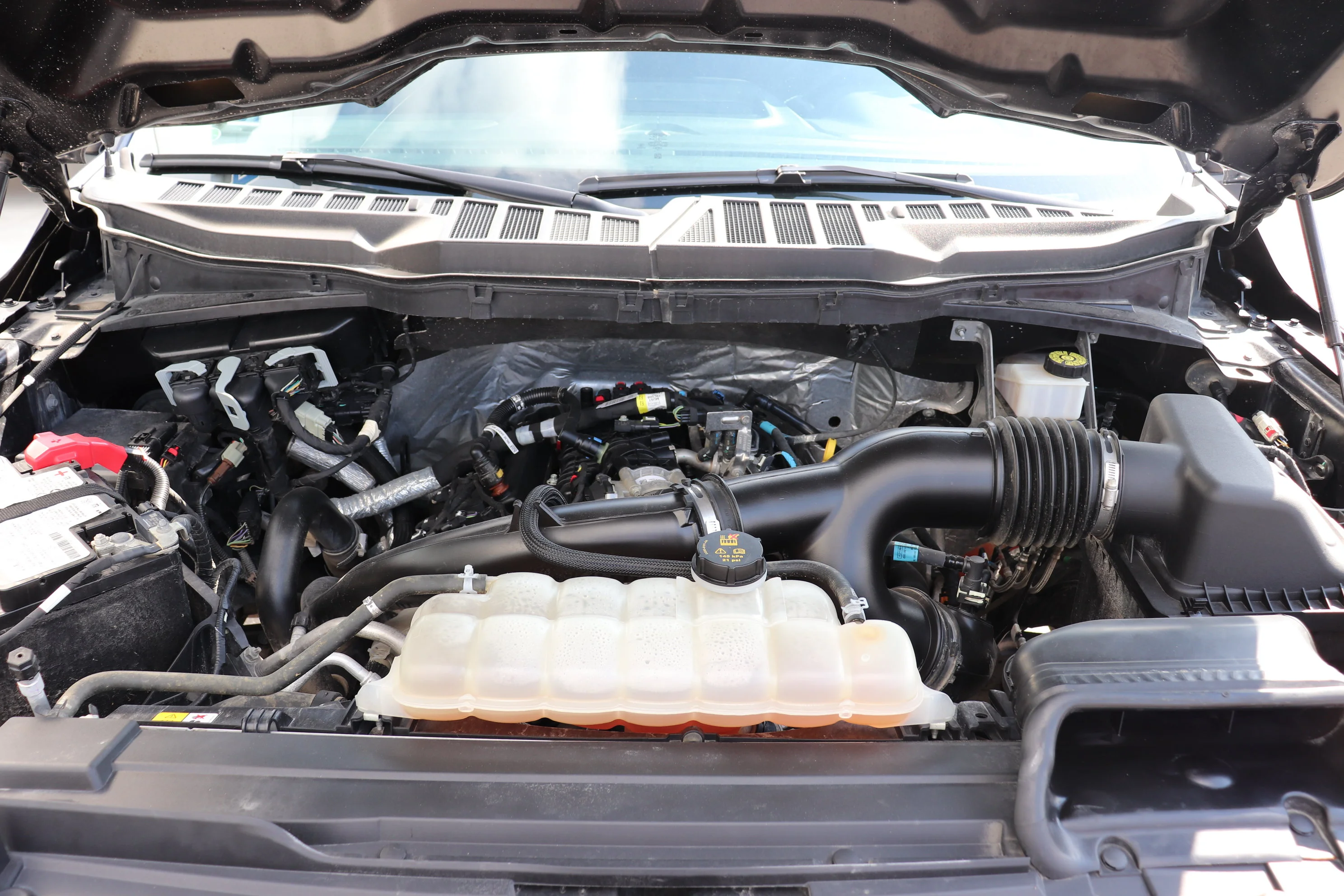 Used 2021 Black Ford XL 4WD SuperCrew 5.5