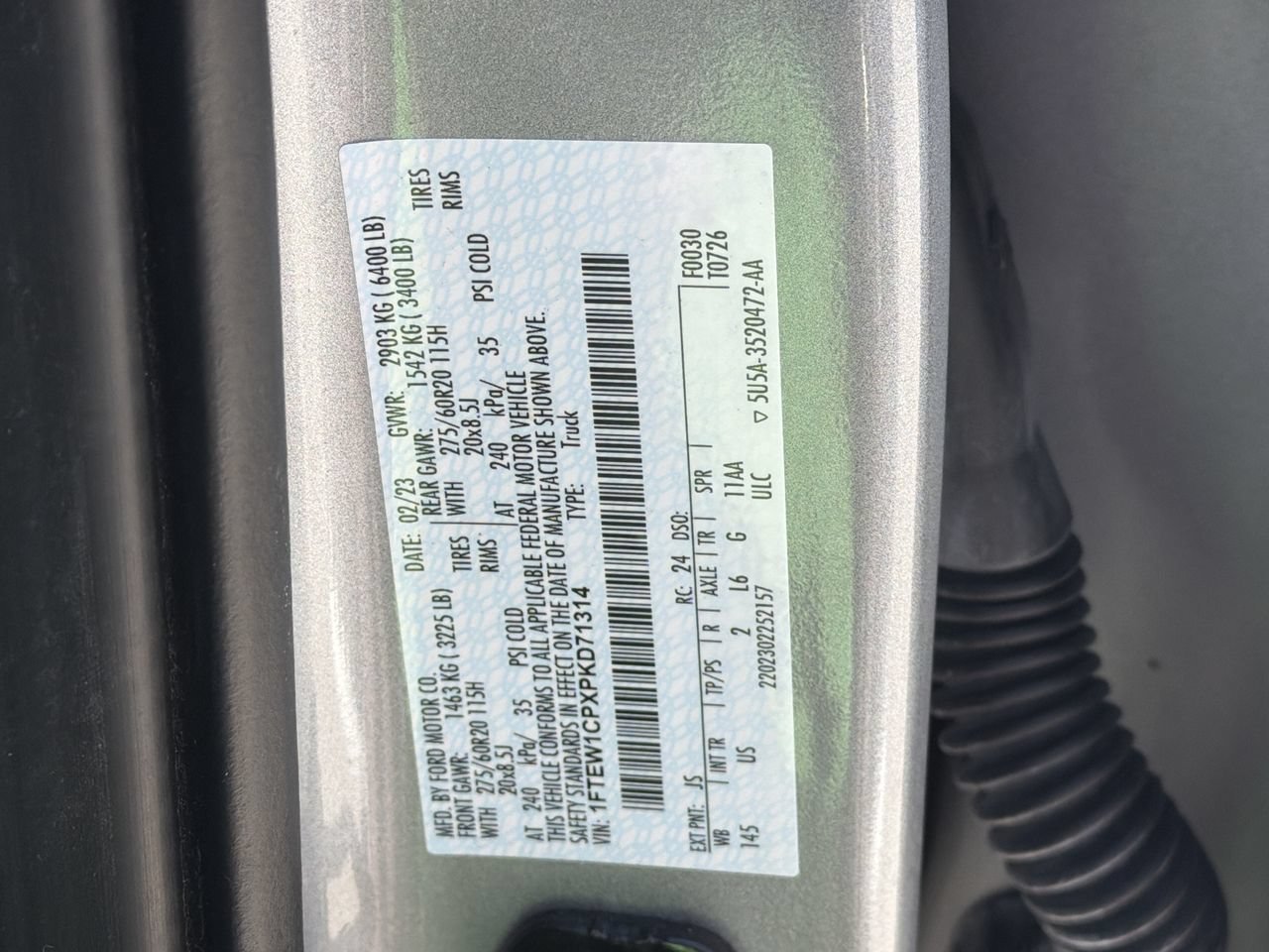 Used 2023 Silver Metallic Ford XLT image 33