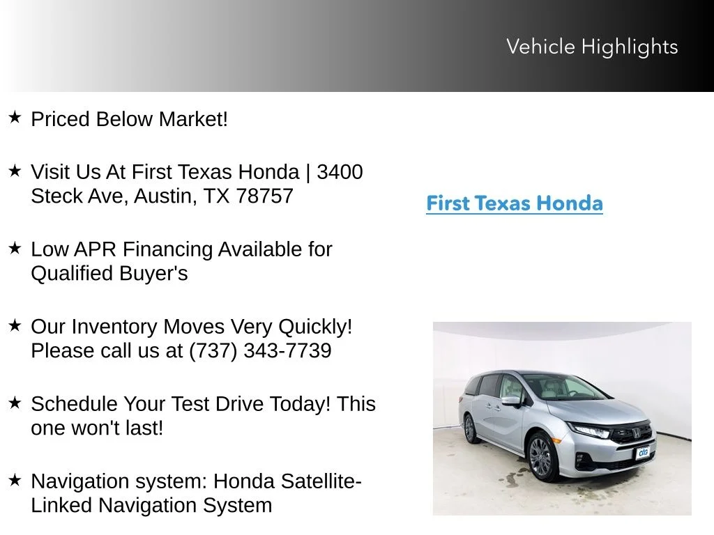 Certified Used 2026 Silver Honda Touring image 10