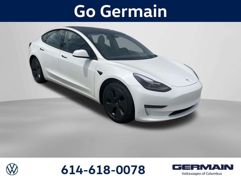 Used 2021 Pearl White Multi-Coat Tesla Long Range image 9