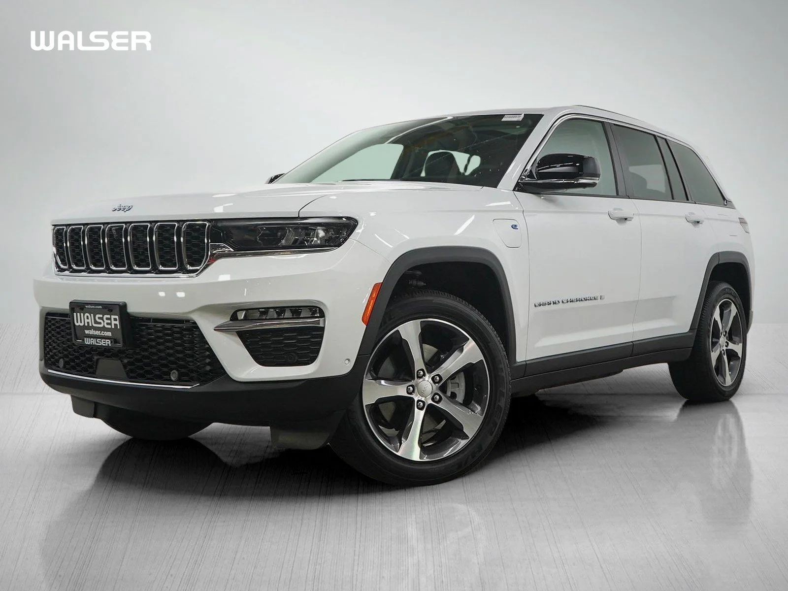 Used 2022 Bright White Clearcoat Jeep 4xe image 1