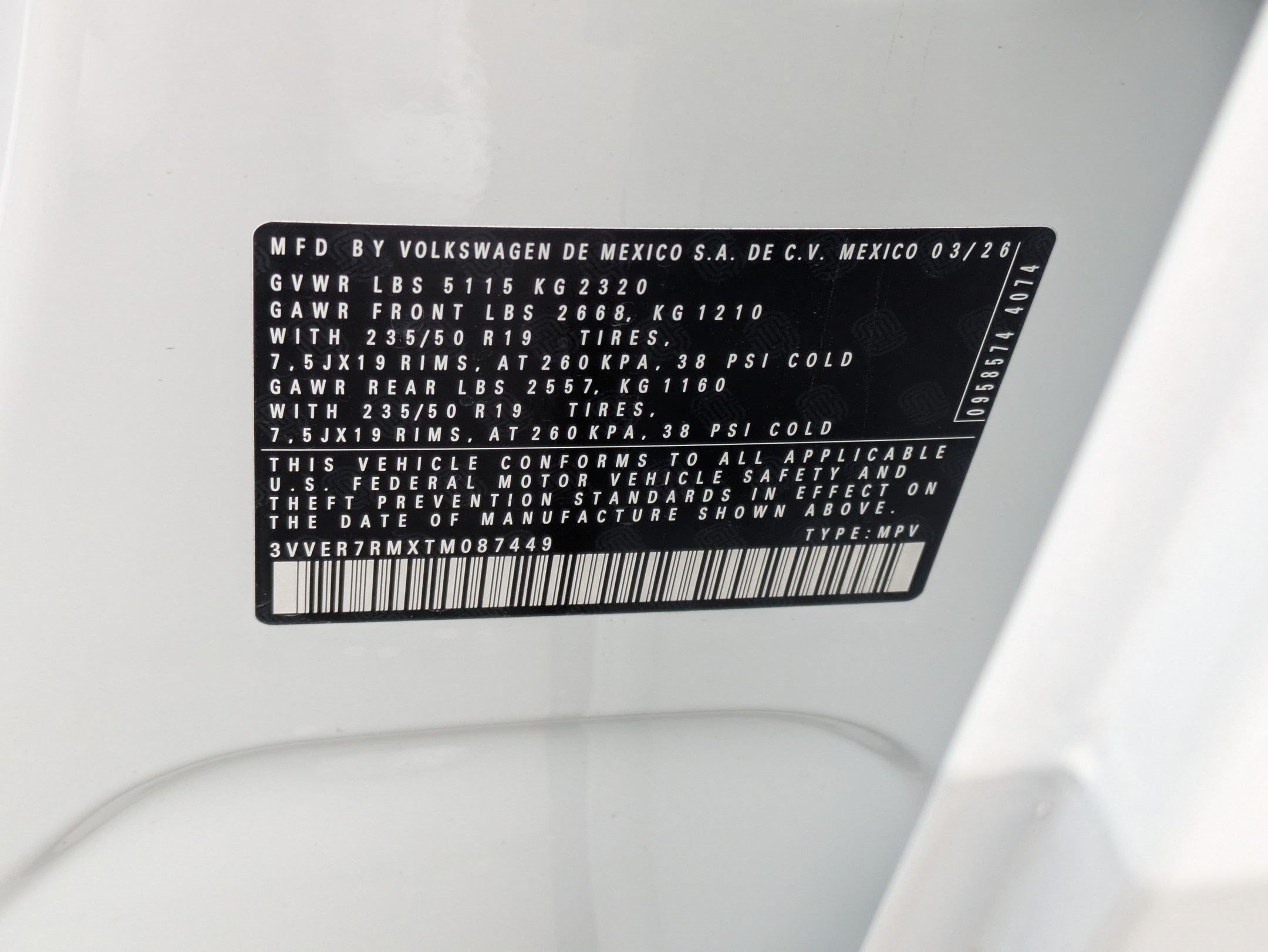 New 2026 Pure White Volkswagen SE image 16