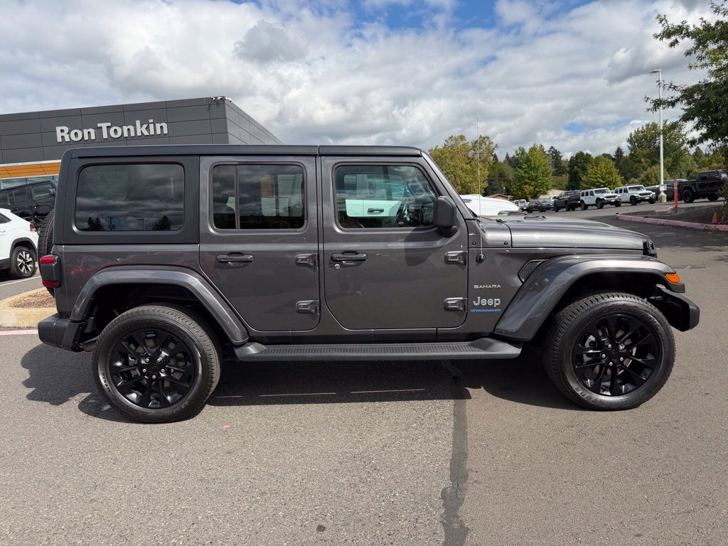 Used 2023 Granite Crystal Metallic Clearcoat Jeep Sahara 4xe image 8
