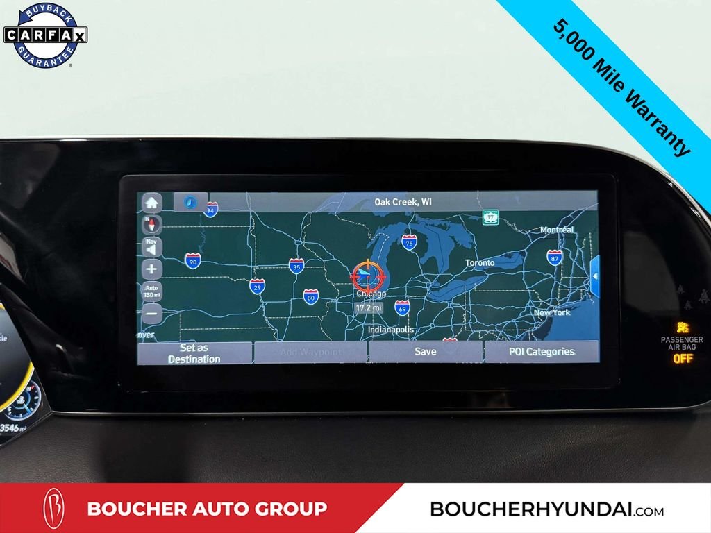 Certified Used 2021 Sierra Burgundy Hyundai Limited image 13
