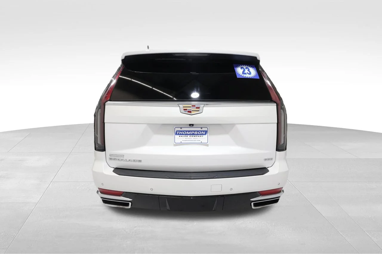 Used 2023 Crystal White Tricoat Cadillac Luxury image 2