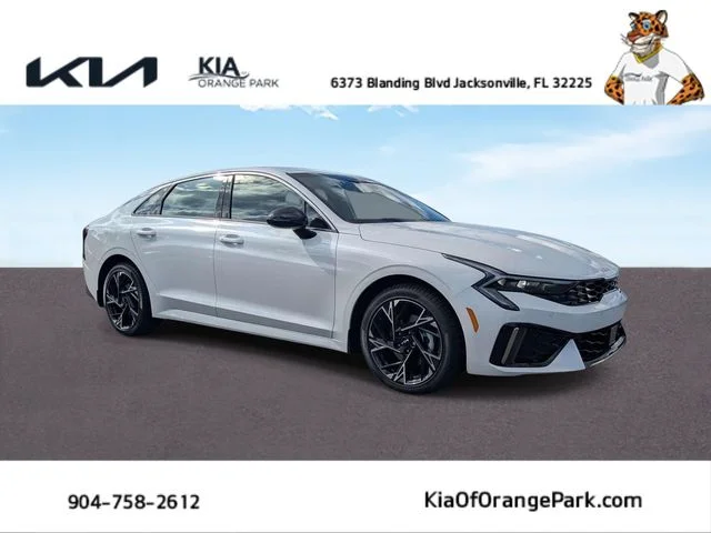 New 2026 Snow White Pearl Kia GT-Line FWD image 1