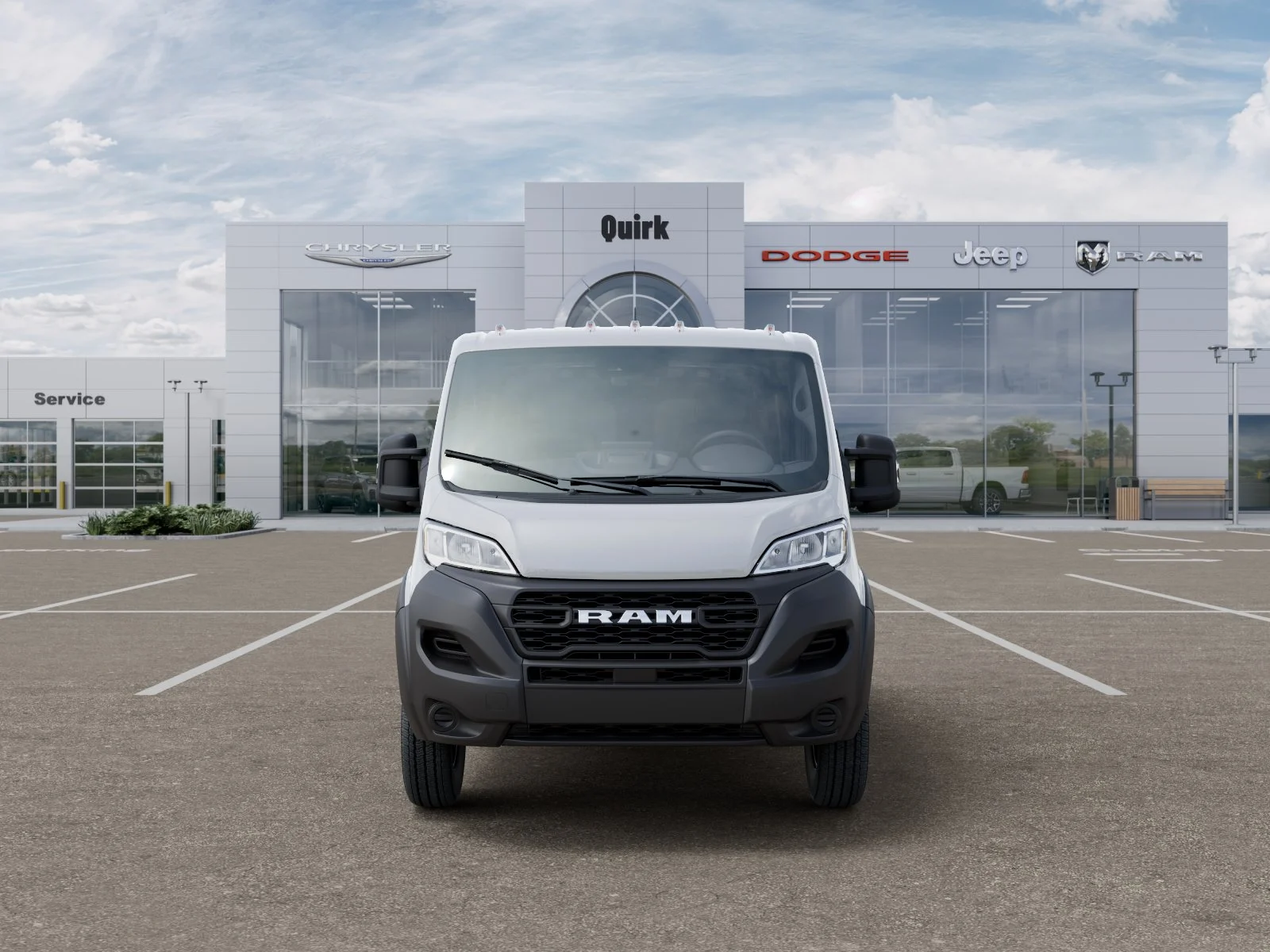 New 2026 Bright White Clear-Coat Exterior Paint RAM Tradesman 1500 Low Roof 118 WB w/Pass Seat image 32