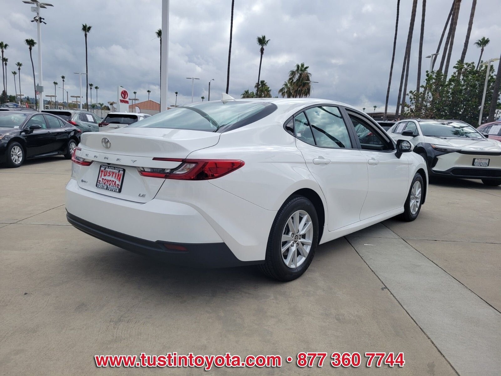 Certified Used 2025 White Toyota LE image 4