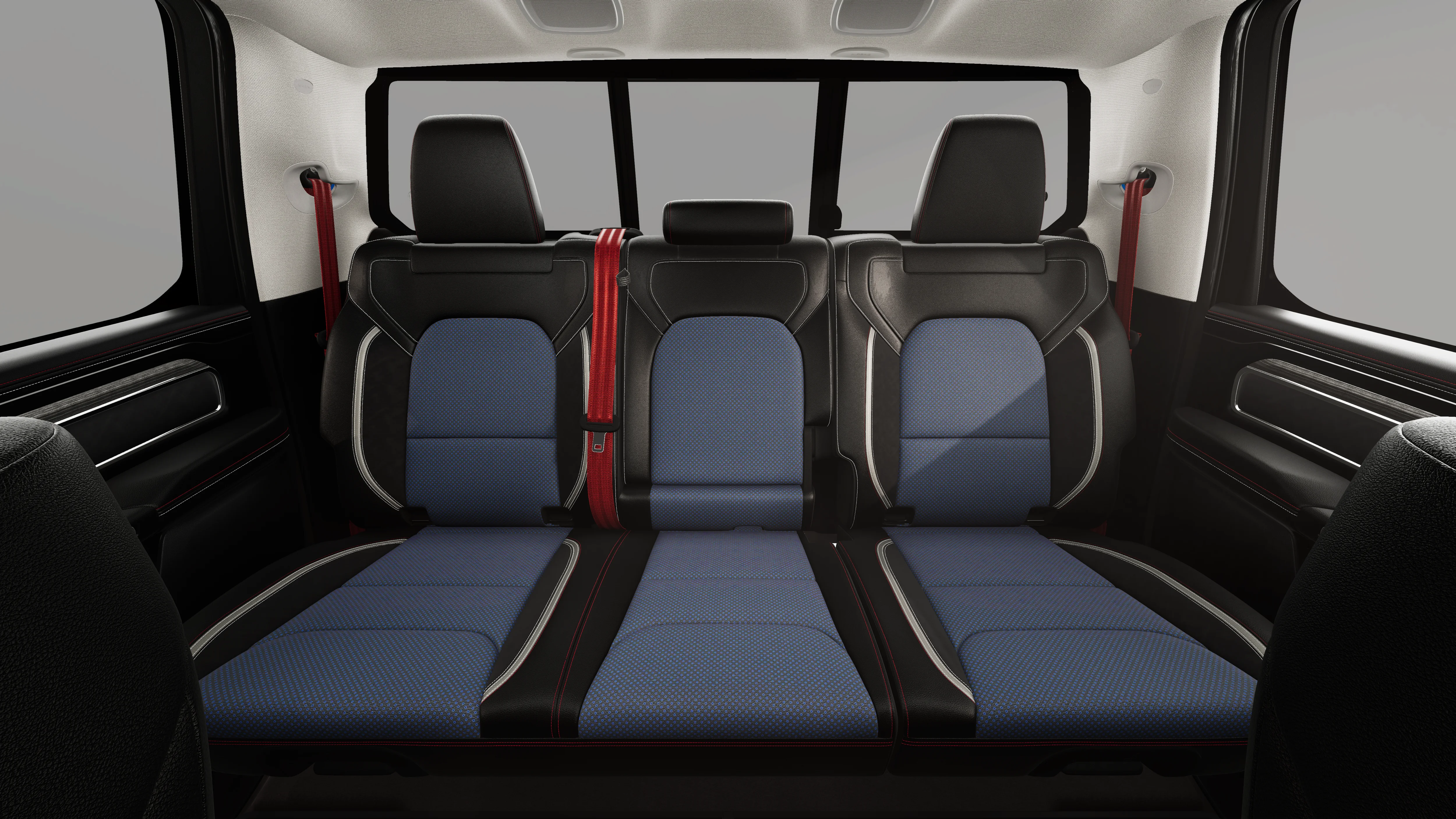 New 2026 Hydro Blue Pearl-Coat Exterior Paint RAM Laramie image 3