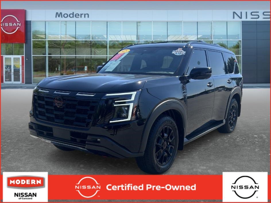 Used 2025 Super Black Nissan PRO-4X image 1