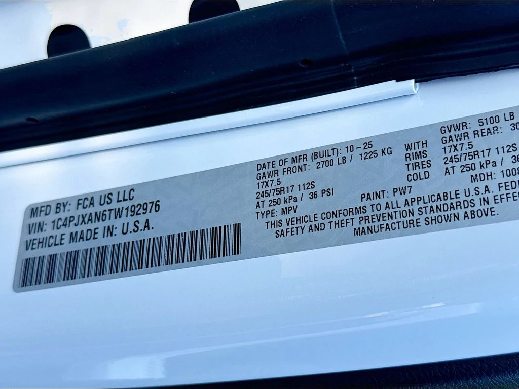 New 2026 Bright White Clearcoat Jeep Sport S image 12