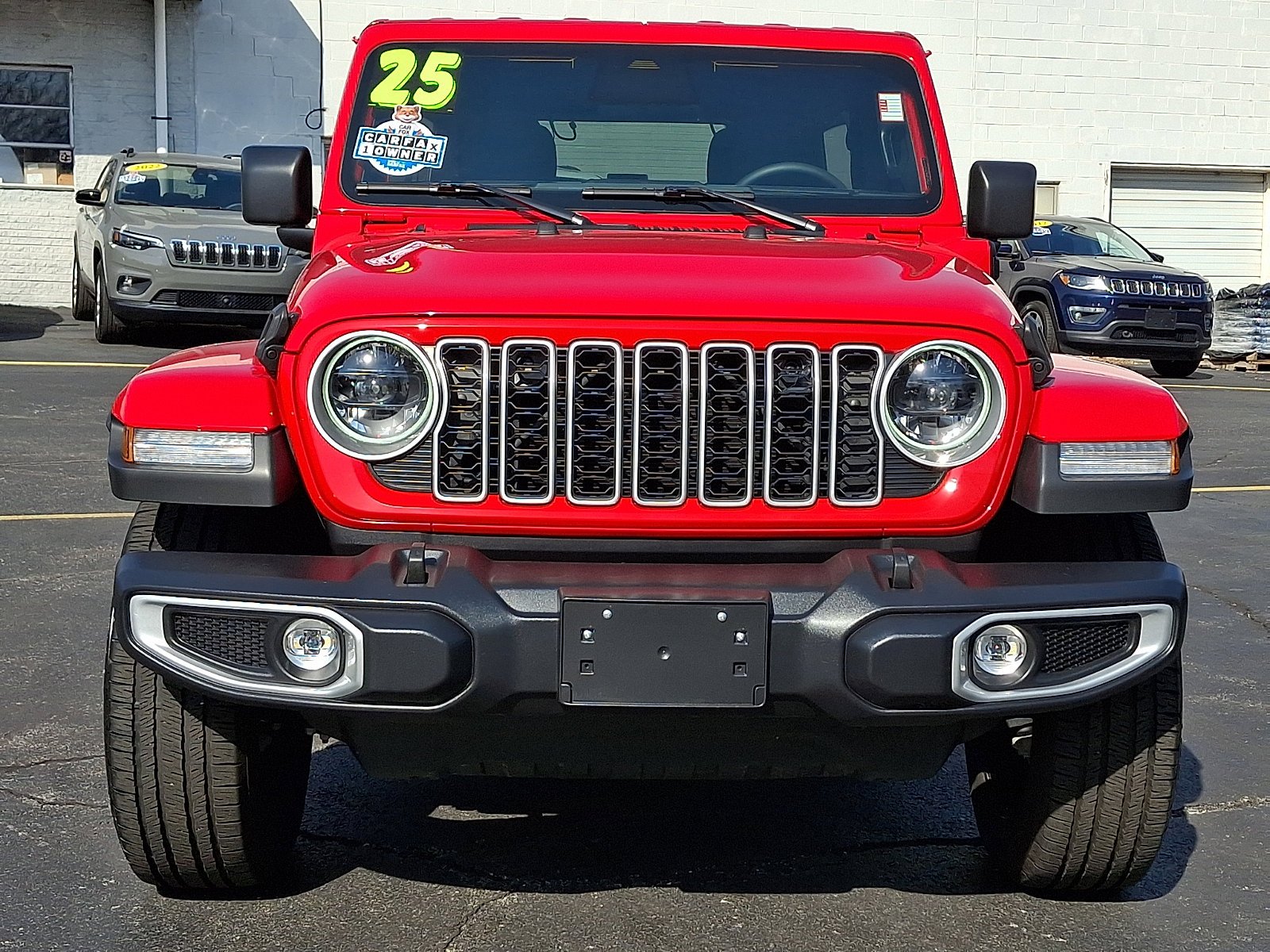 Certified 2025 Jeep Wrangler 4xe Sahara 4XE with VIN 1C4RJXP68SW577849 for sale in Newtown Square, PA