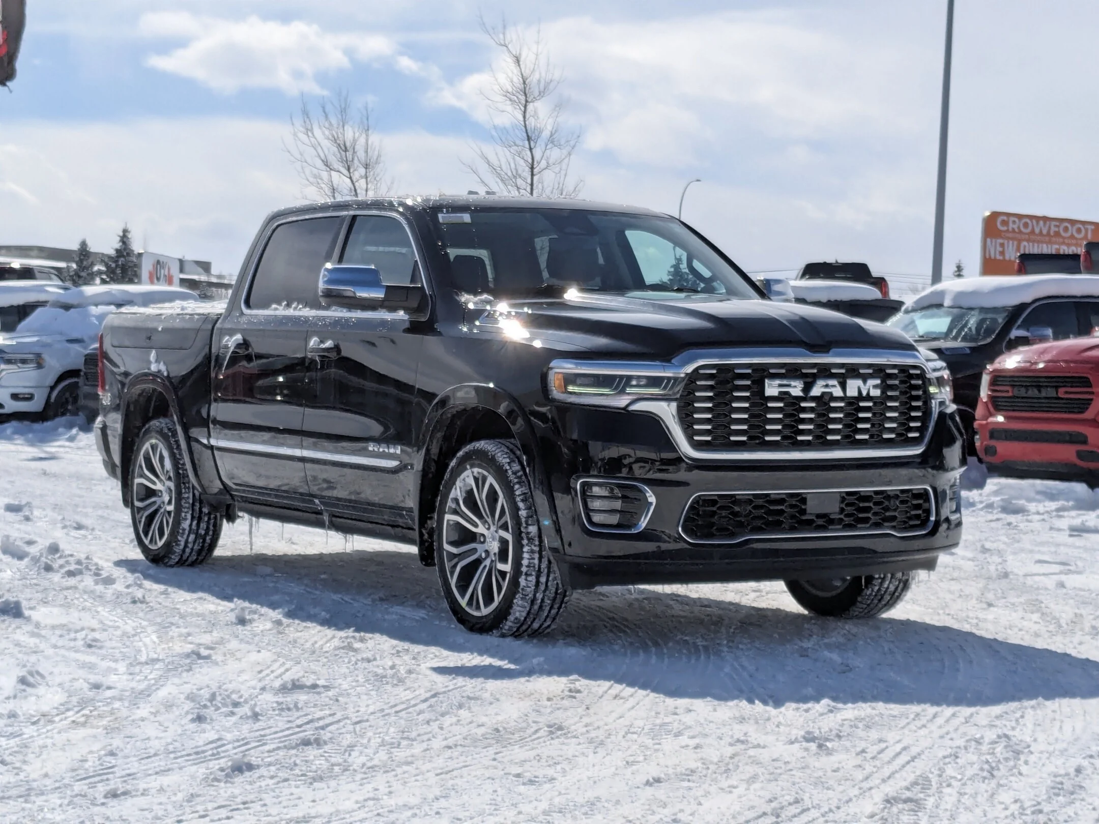 New 2026 Black RAM Tungsten - - 4x4 - Massage Seats - Multi-Function Tailgate - Prem Lthr & More! image 2