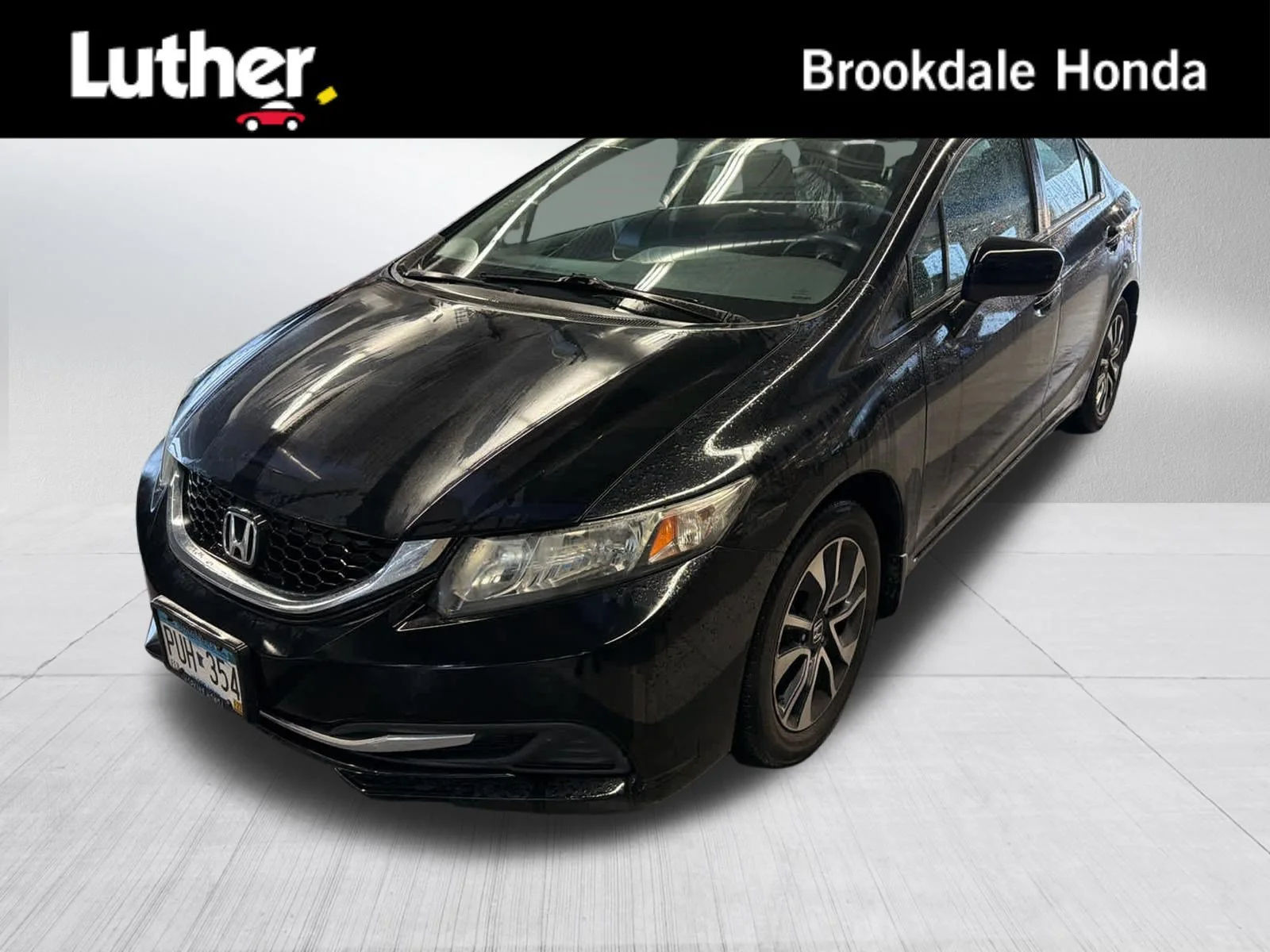 Used 2015 Crystal Black Pearl Honda EX image 1