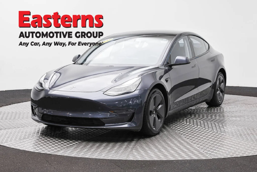 Used 2021 Gray Tesla Long Range image 1