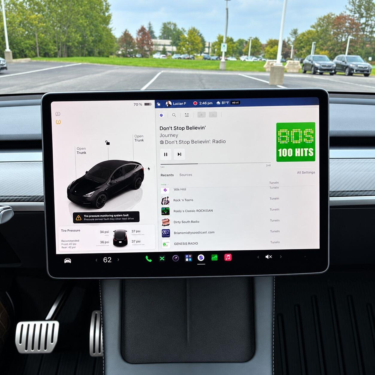 Used 2022 Solid Black Tesla Performance image 17