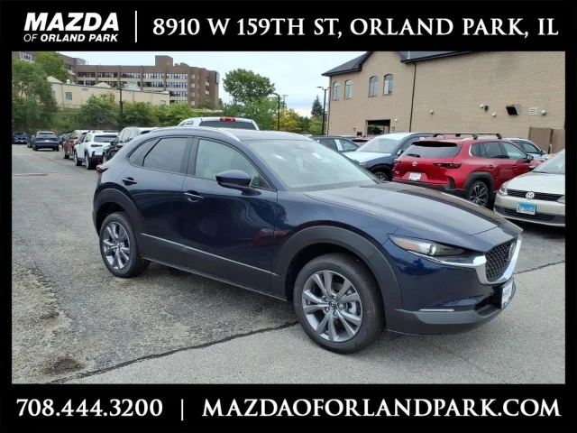 New 2026 Deep Crystal Blue Mica Mazda 2.5 S Preferred AWD image 1