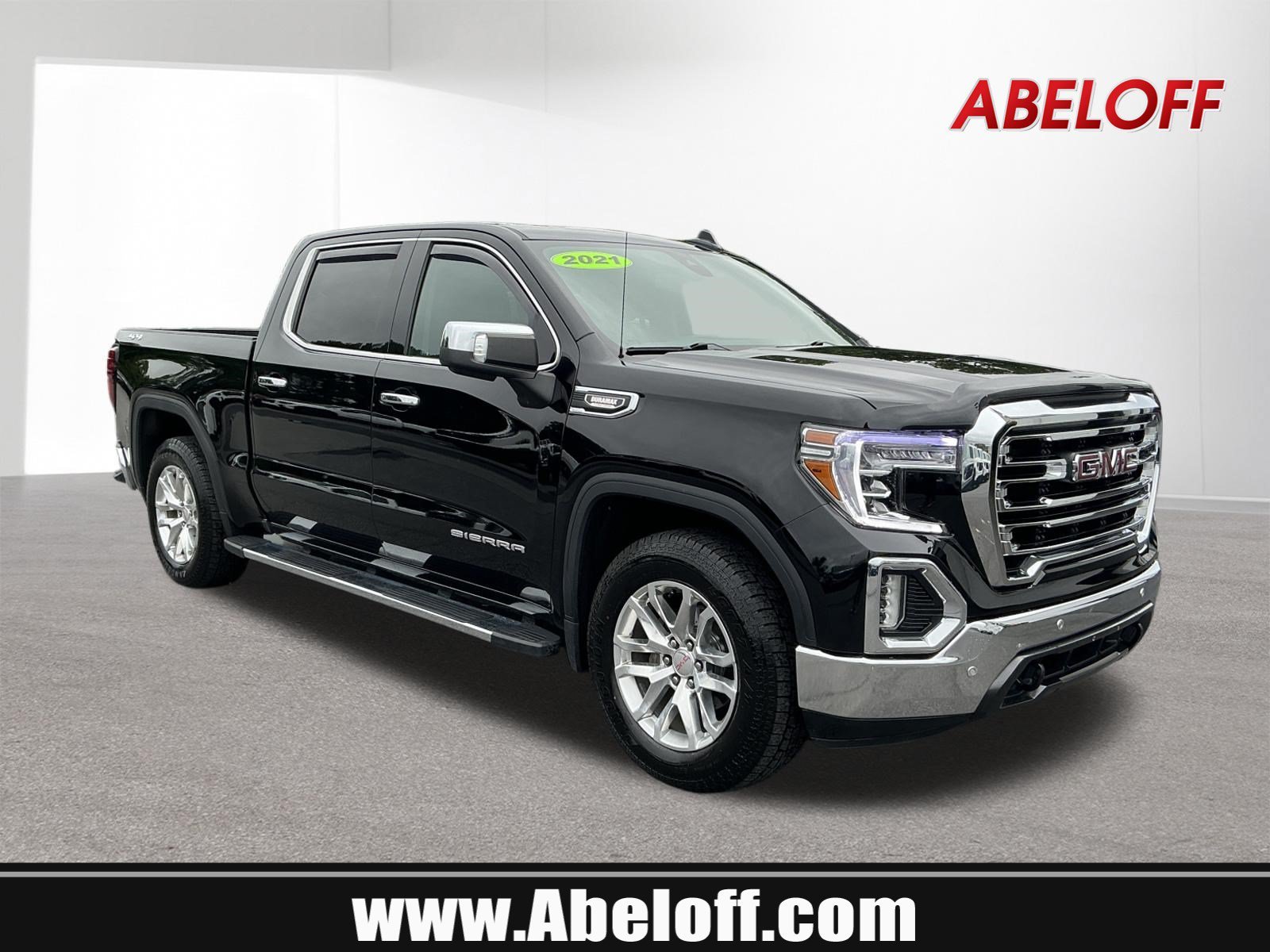 Used 2021 Onyx Black GMC SLT image 1
