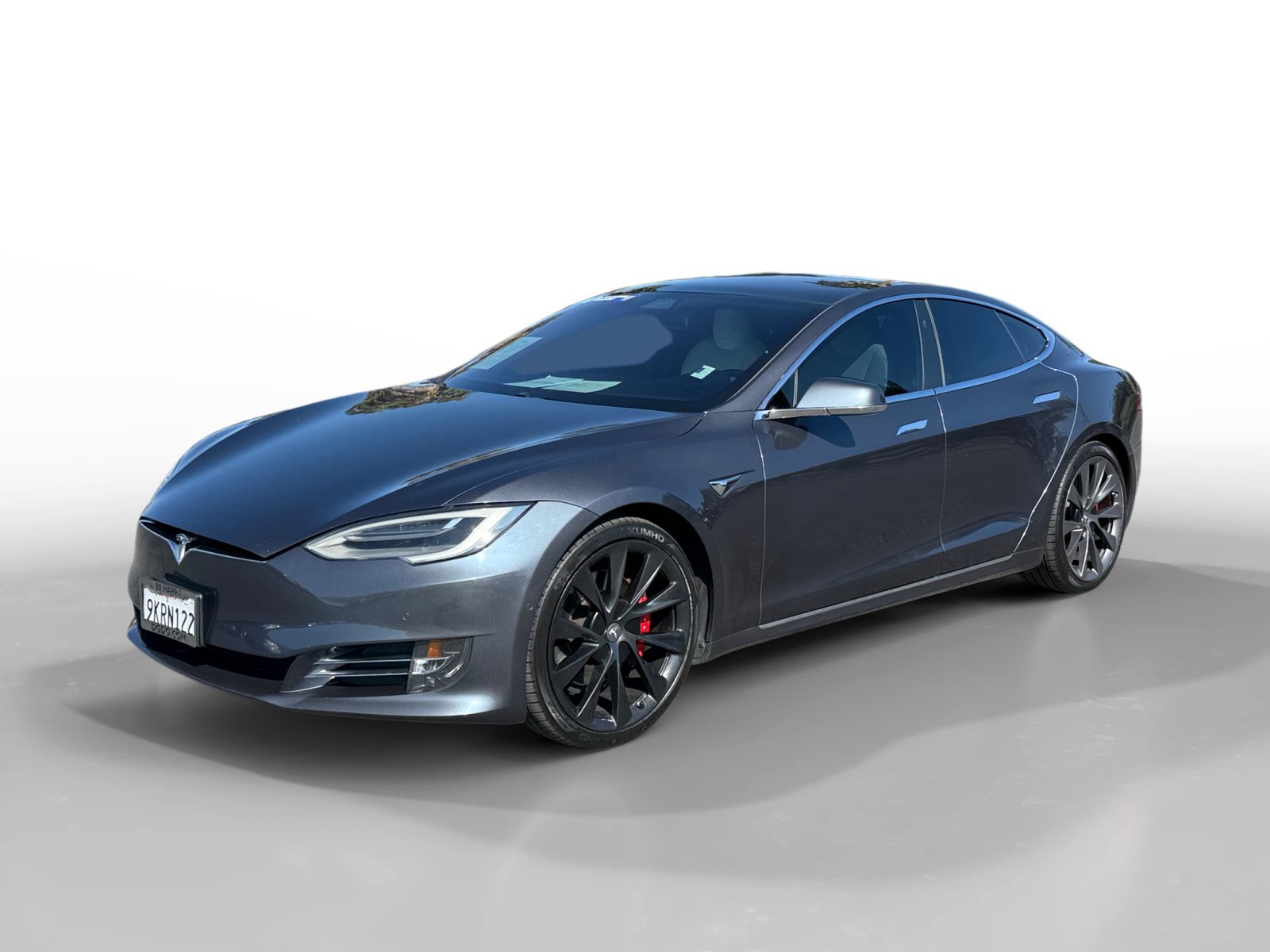 Used 2020 Midnight Silver Metallic Tesla Performance image 1