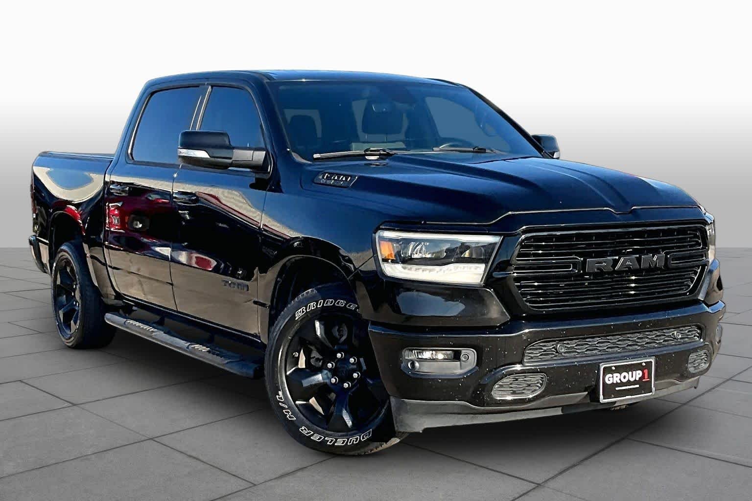 Used 2019 Diamond Black Crystal Pearlcoat Ram Big Horn/Lone Star image 3