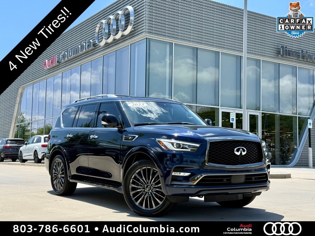 Used 2023 Blue INFINITI Premium Select image 1