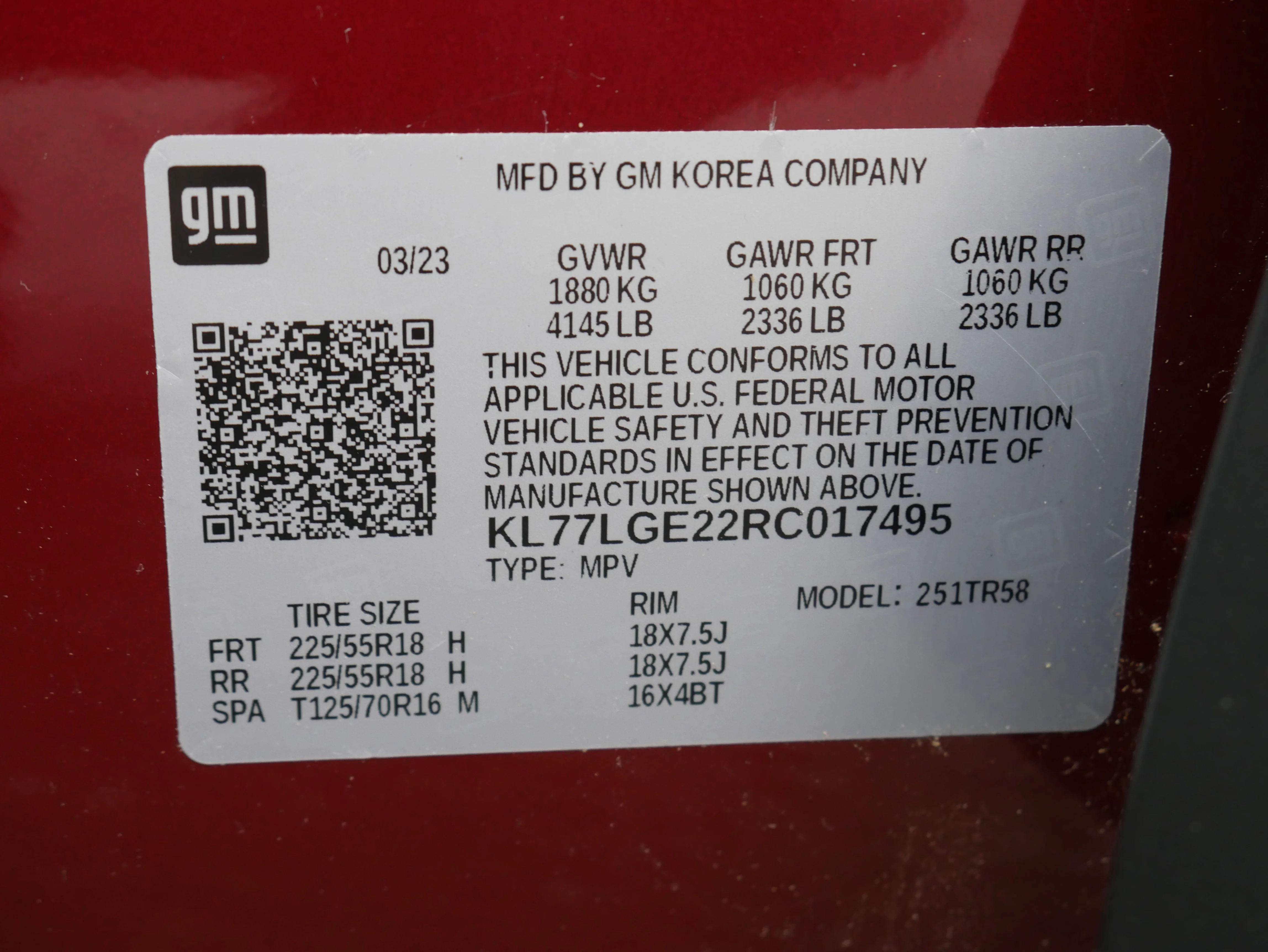 Certified Used 2024 Crimson Metallic Chevrolet 1RS image 31