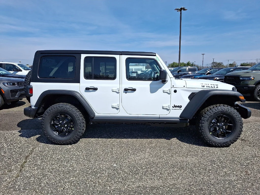 New 2026 Bright White Clear-Coat Exterior Paint Jeep Willys image 9