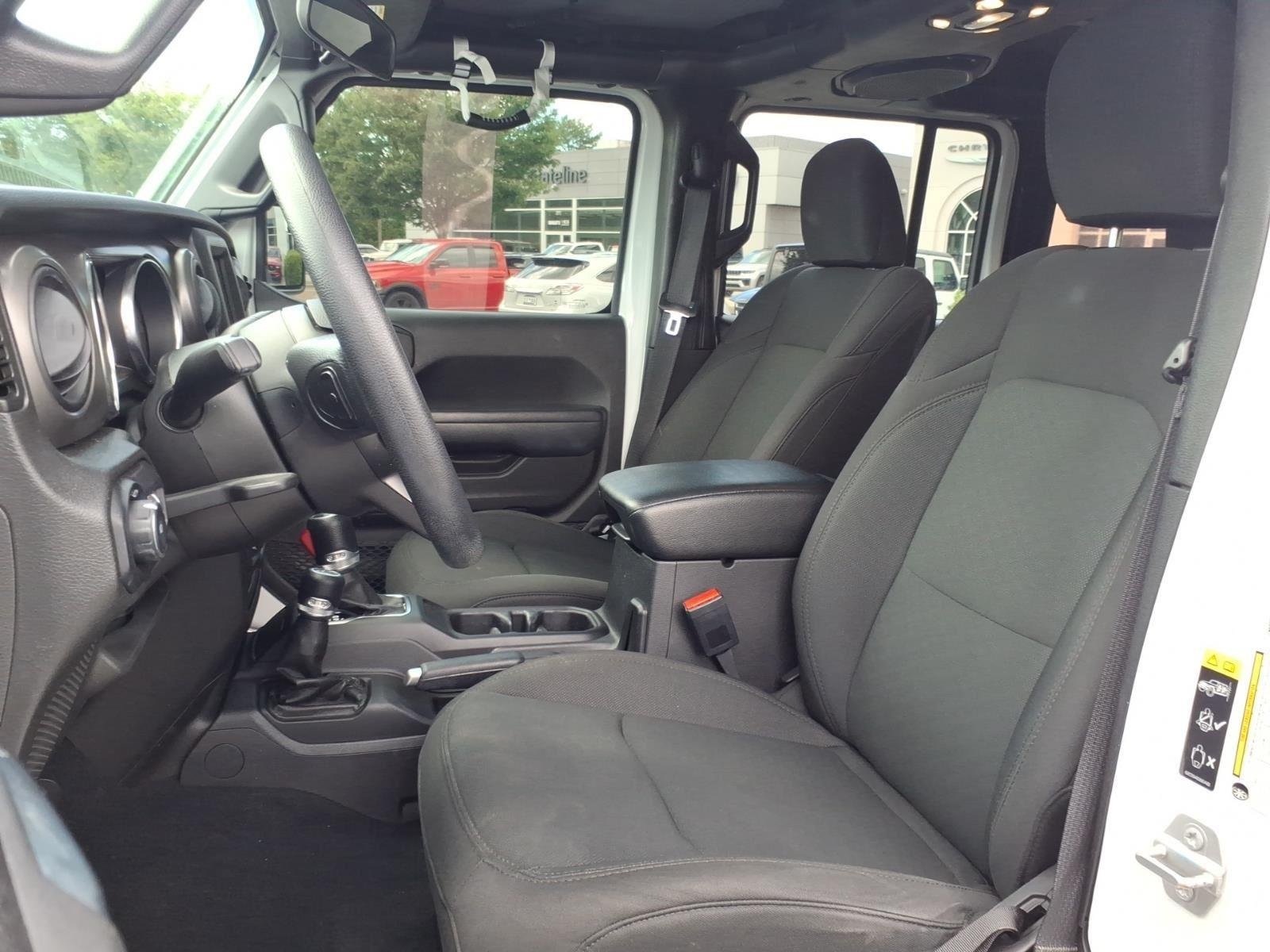 Used 2022 Bright White Clearcoat Jeep Unlimited Willys Sport image 18