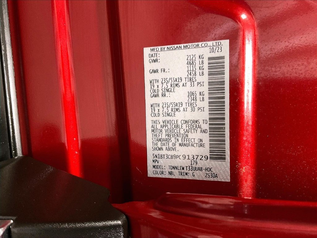 Used 2023 Red Nissan SL image 37