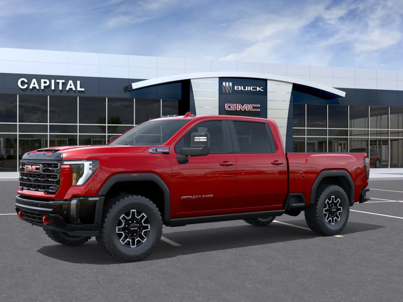 New 2026 VOLCANIC RED TINTCOAT GMC AT4X image 3
