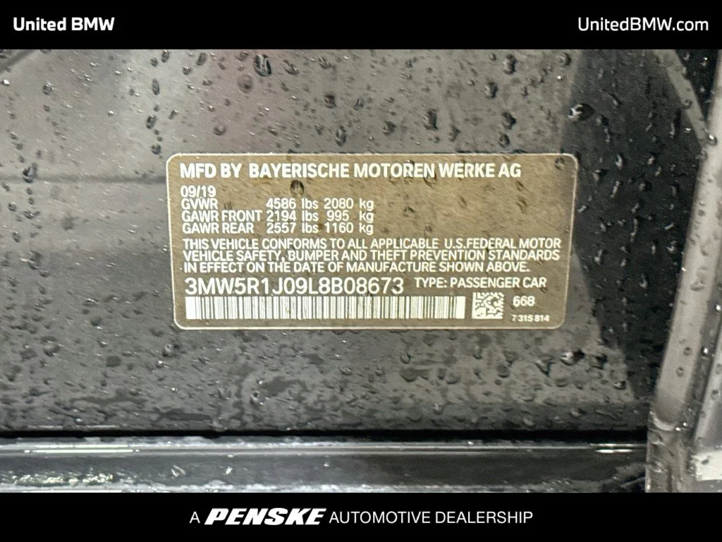 Used 2020 Jet Black BMW 330i image 22
