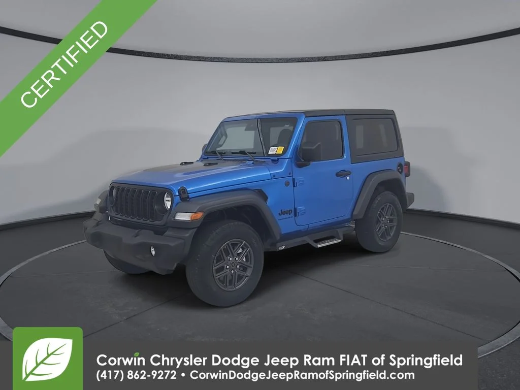 Certified Used 2024 Blue Jeep Sport S image 12